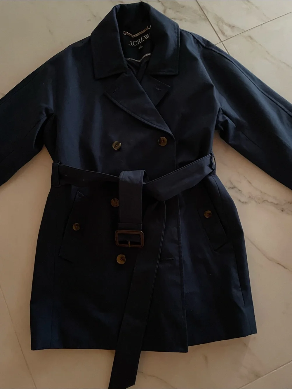 J crew trench coat